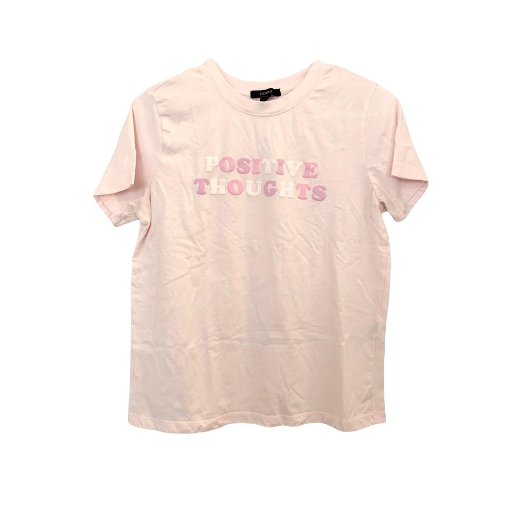 Positive Thoughts Everyday Crew Neck Tee